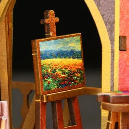 Peinture sur rebord de fenêtre