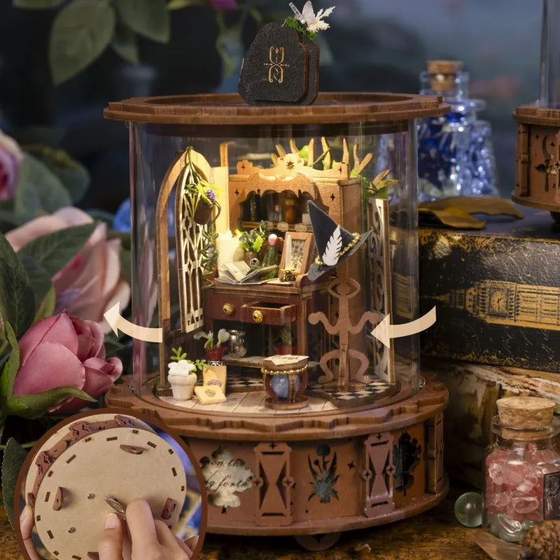 Boîte à Musique en Bois - Magic Botanist