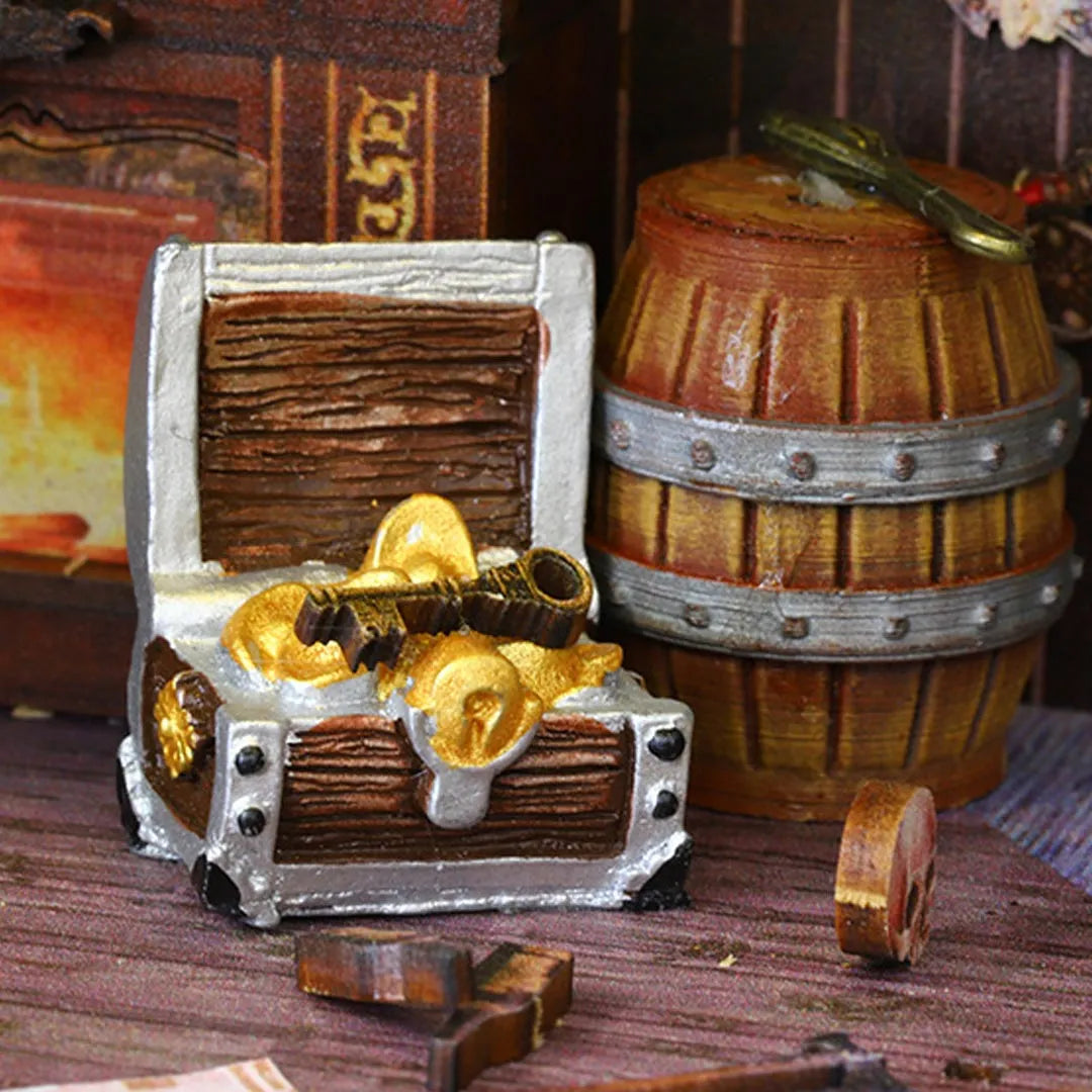 Des coffres au trésor remplis d'or