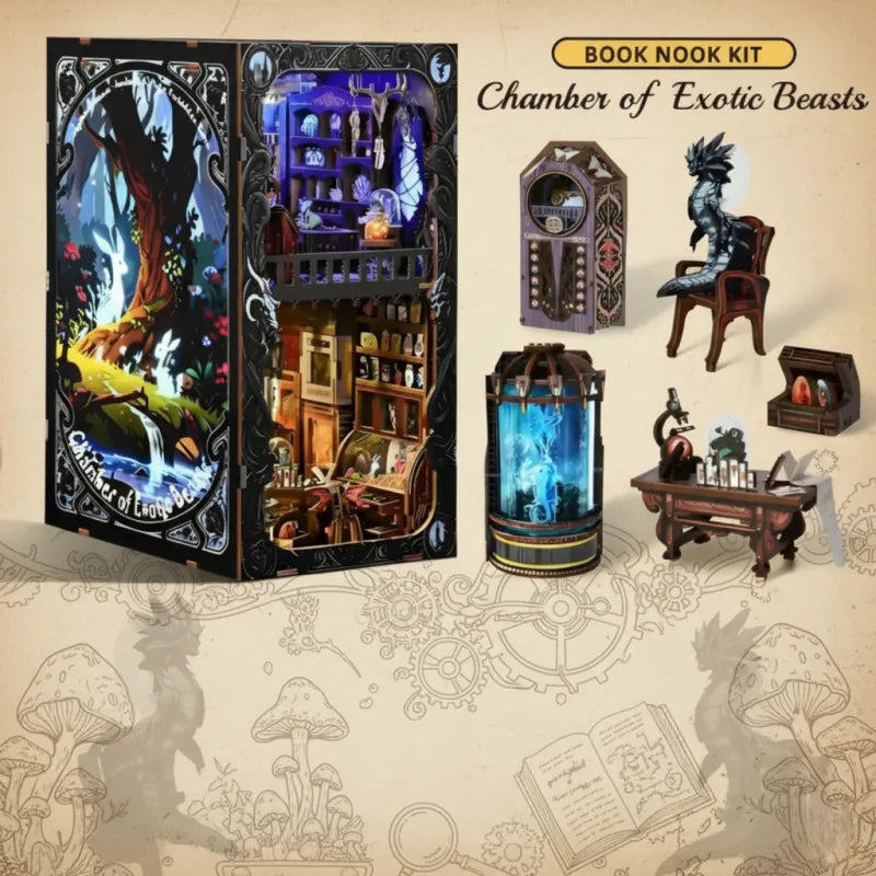 Book Nook - Chamber Of Exotic Beasts