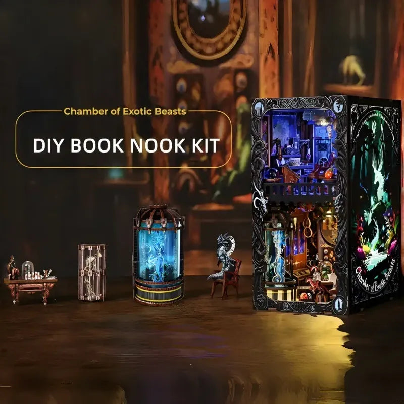 Book Nook - Chamber Of Exotic Beasts