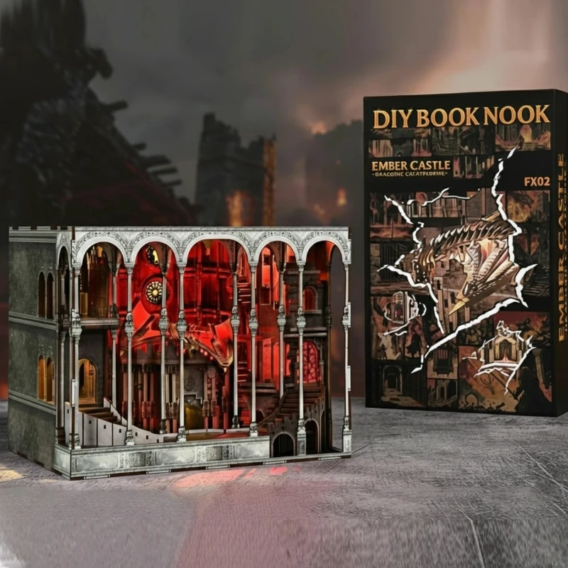 Book Nook Fourth Wing - Ember Castle
