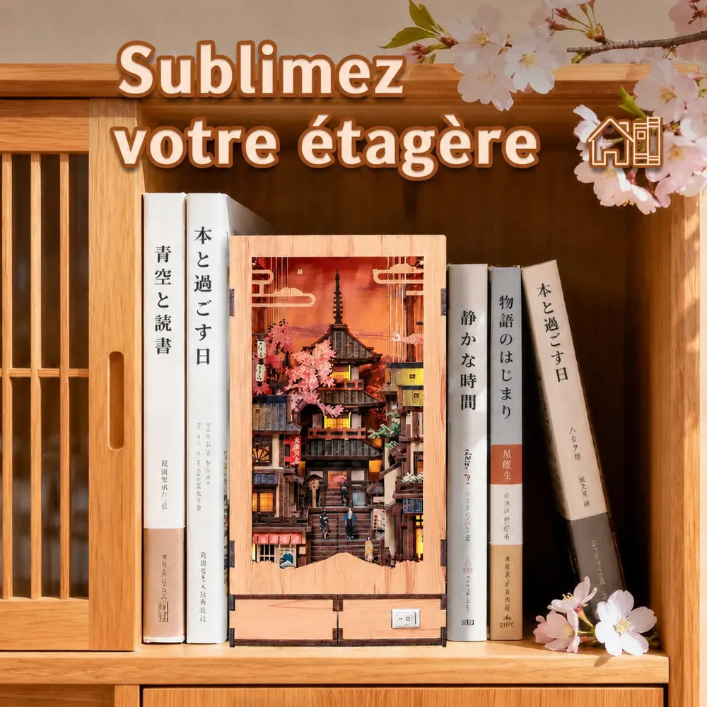 Book Nook Japon - Twilight Sakura Path