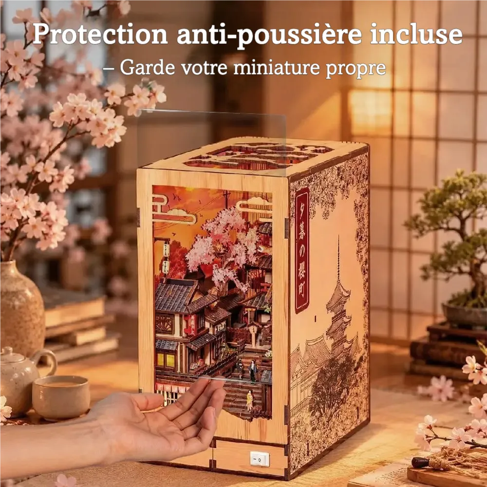 Book Nook Japon - Twilight Sakura Path