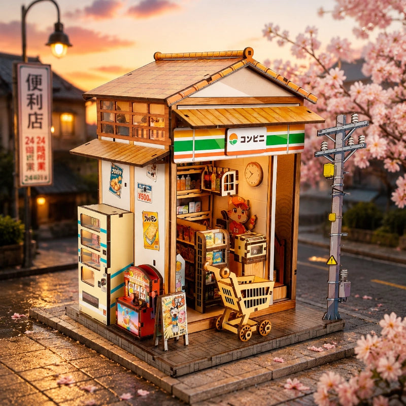 Maison Miniature - Sakura Vine Alley Convenience Store
