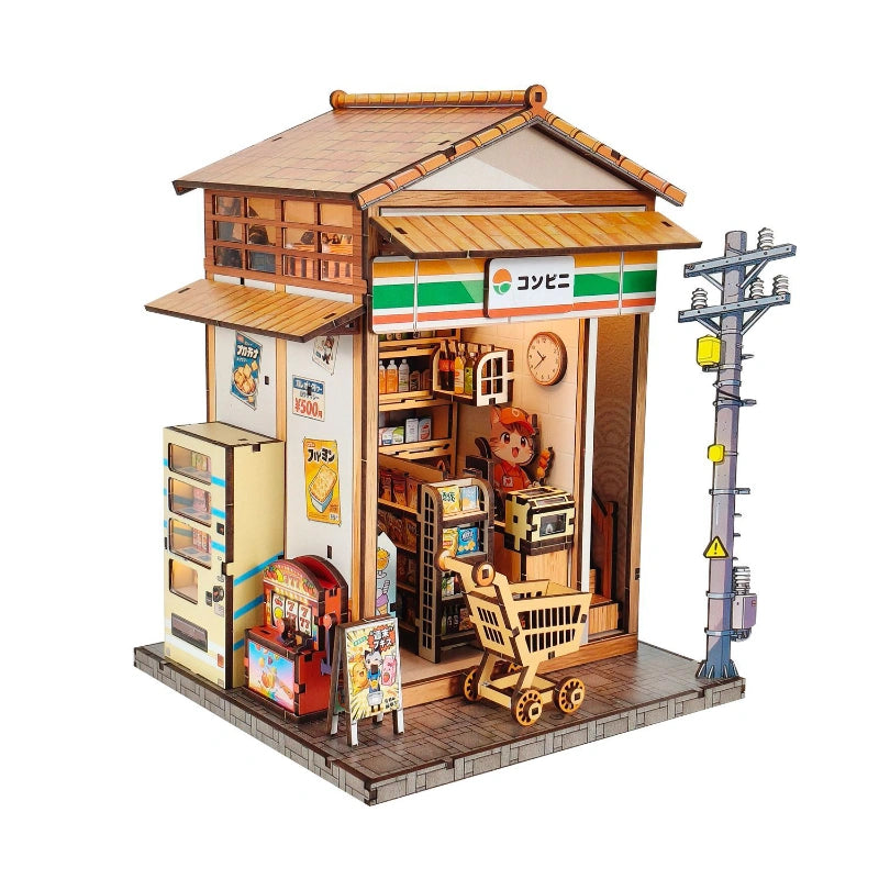 Maison Miniature - Sakura Vine Alley Convenience Store