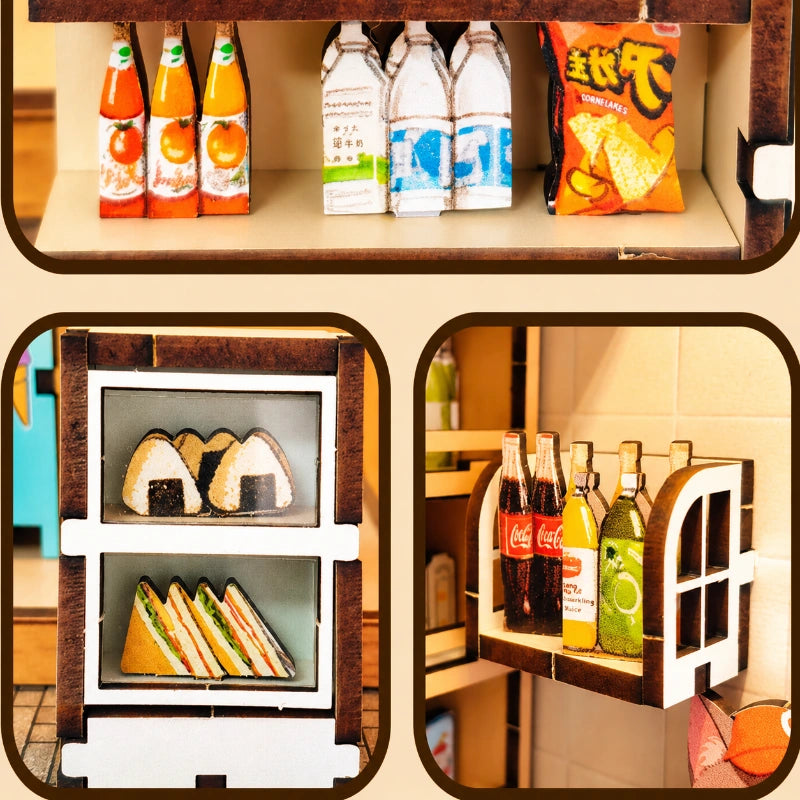 Maison Miniature - Sakura Vine Alley Convenience Store