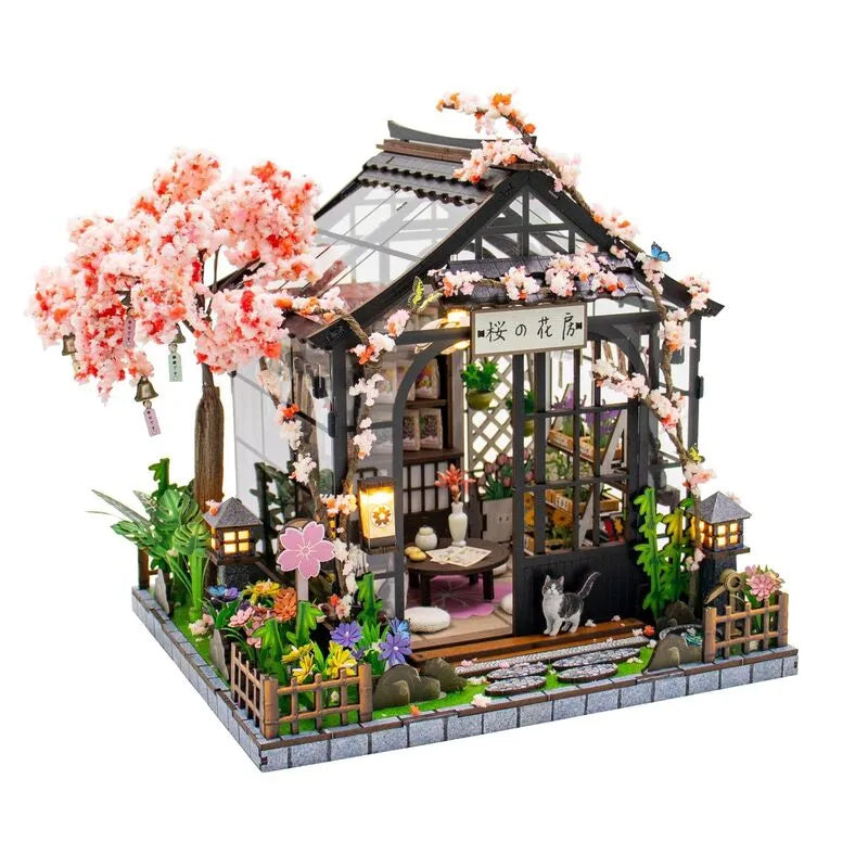 Maison Miniature -Spring Sakura Greenhouse
