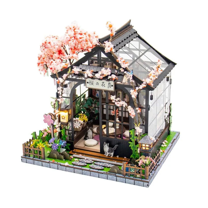 Maison Miniature -Spring Sakura Greenhouse