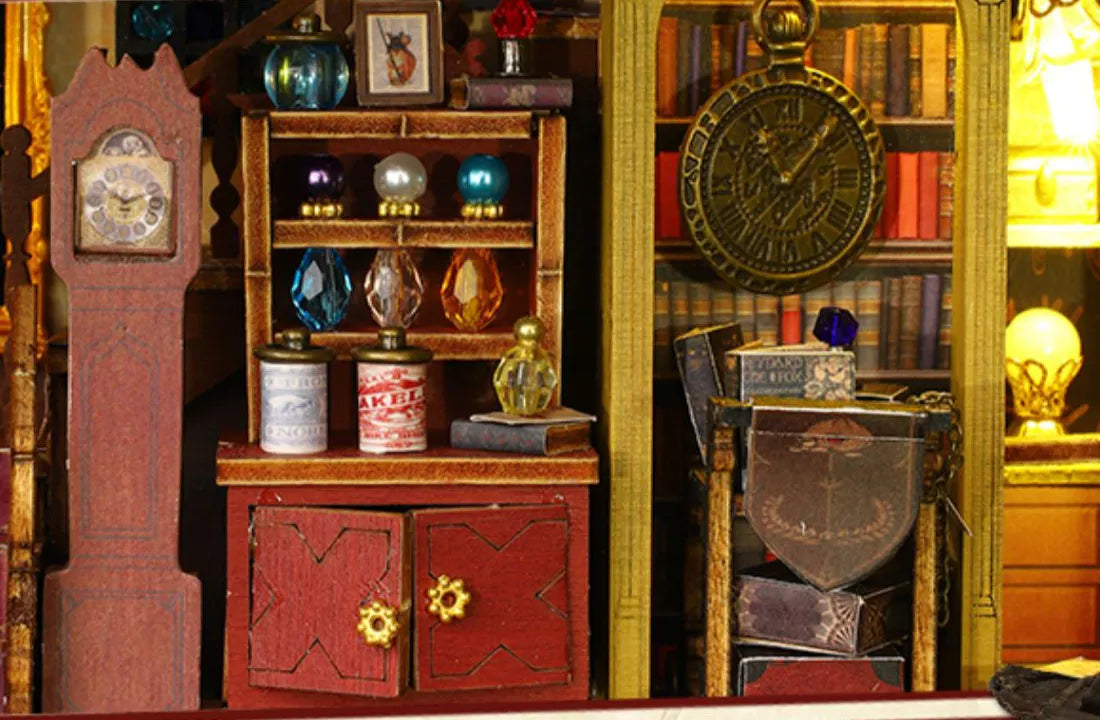 Une boutique remplie d'objets magiques