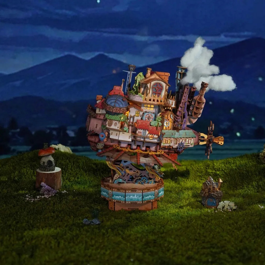 Puzzle 3D en Bois - Walking Castle