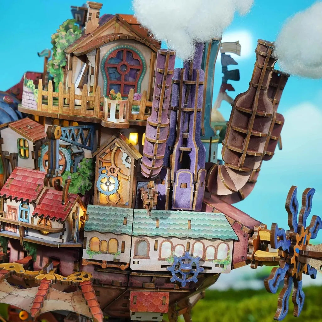 Puzzle 3D en Bois - Walking Castle