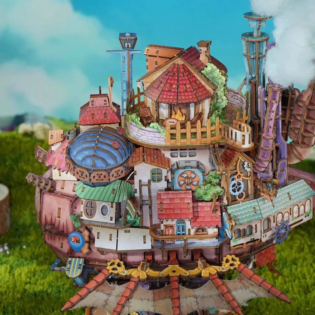 Puzzle 3D en Bois - Walking Castle