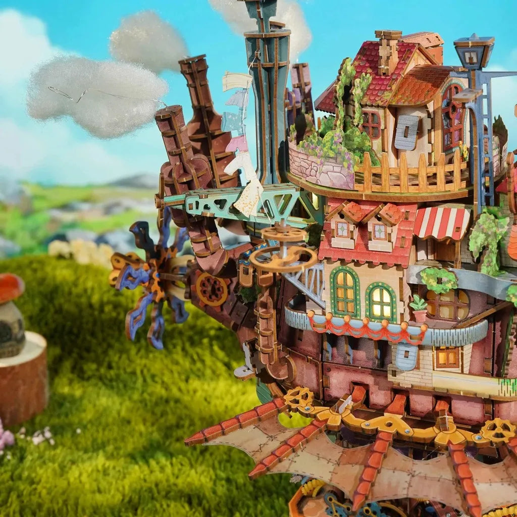 Puzzle 3D en Bois - Walking Castle